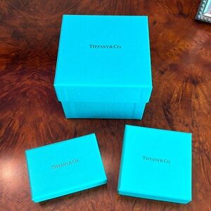 Tiffany & Co. Turquoise Boxes Set of 3 Different Sizes